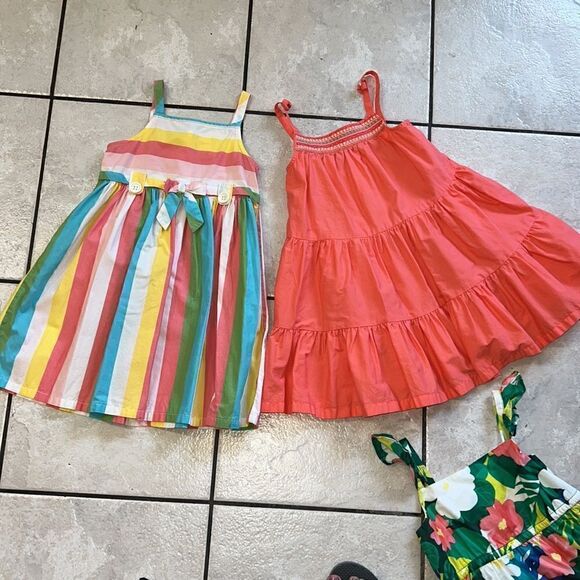 Lot of girls 4T size 4 Gymboree Summer sweet halter sleeveless dresses - Picture 9 of 14